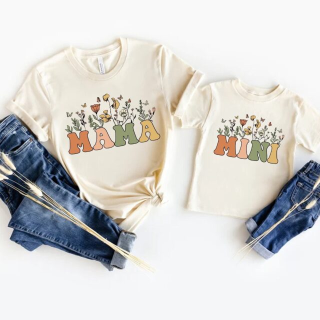 Mama Mini Wildflowers Shirt – Mommy & Me Matching Outfit