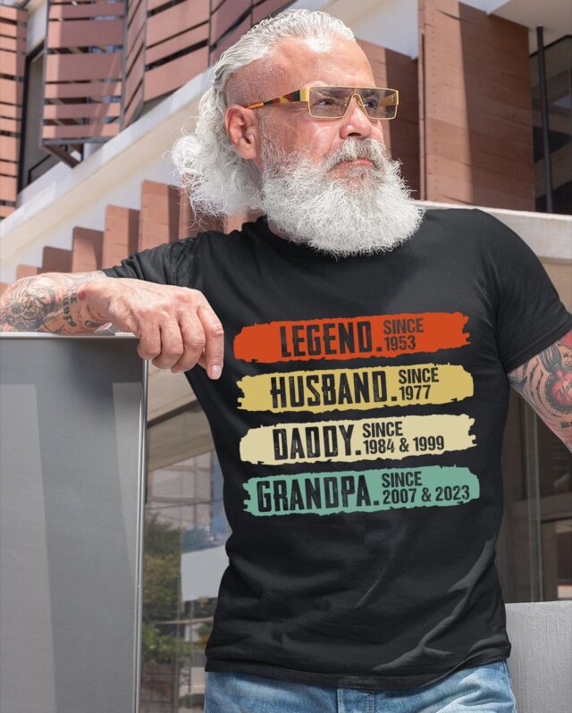Personalized Legend Husband Daddy Grandpa Shirt – Custom Father’s Day Gift