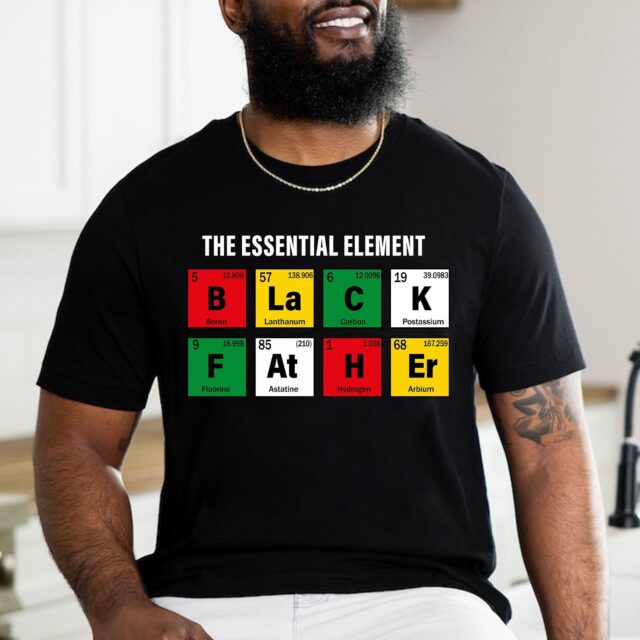 The Essential Element Black Dad Shirt – Dope Father’s Day Gift