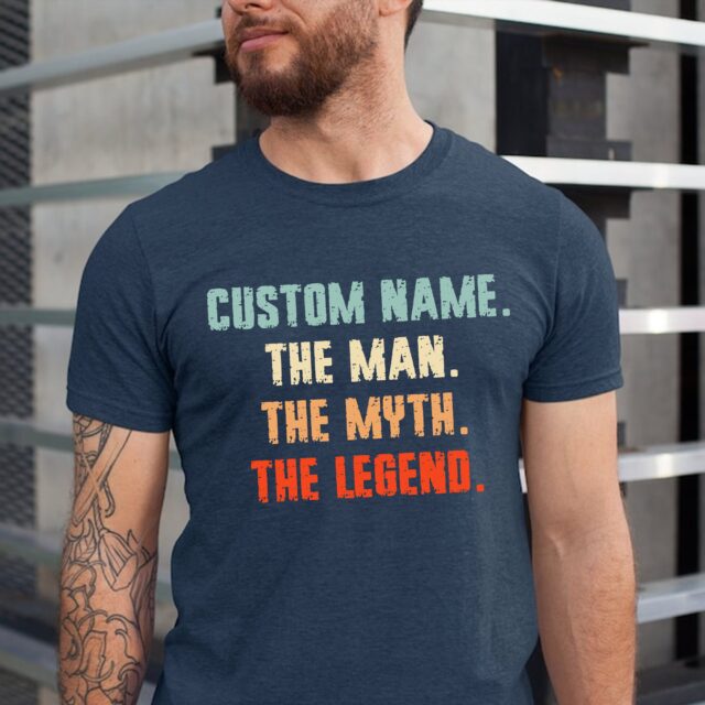 The Man The Legend Personalized Father’s Day Shirt