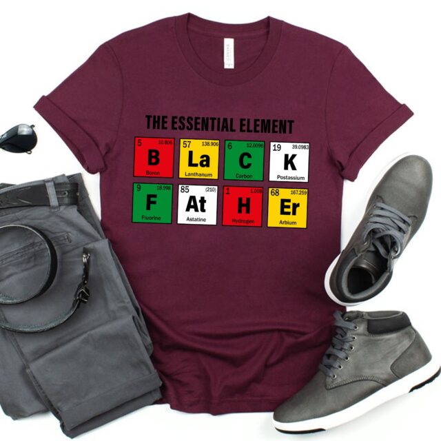 The Essential Element Black Dad Shirt – Dope Father’s Day Gift