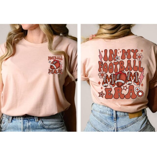 In My Football Mama Shirt – Custom Football Lover Mom Tee