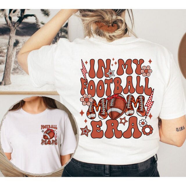 In My Football Mama Shirt – Custom Football Lover Mom Tee