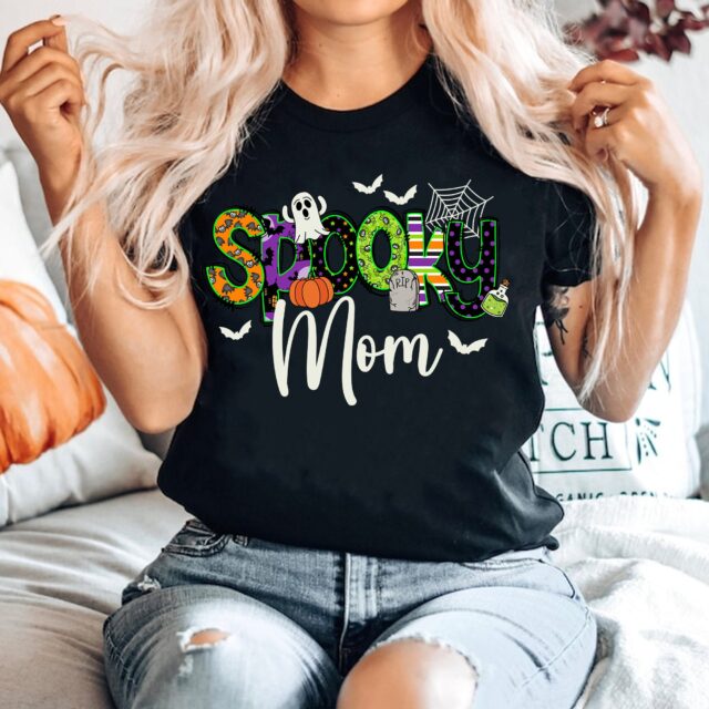 Personalized Halloween Family Shirt – Spooky Mom, Dad, and One Matching Outfit