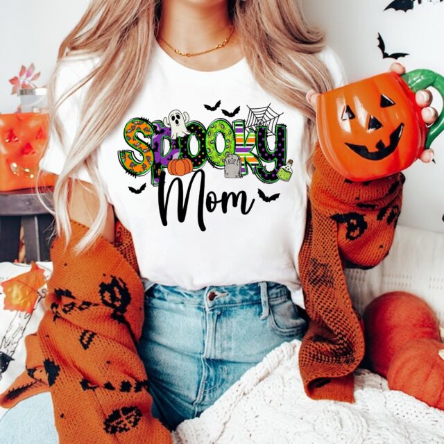 Personalized Halloween Family Shirt – Spooky Mom, Dad, and One Matching Outfit