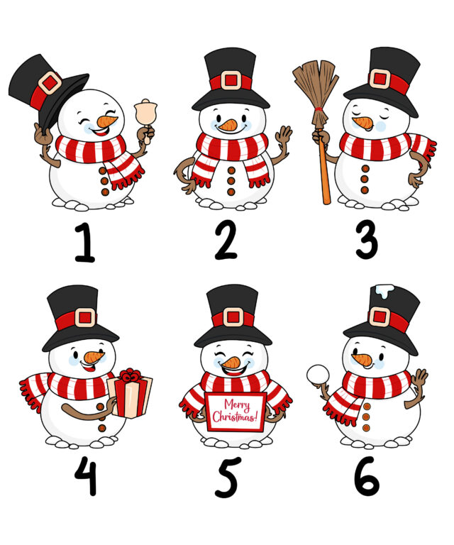 Personalized Grandma’s Little Snowmen Shirt – Christmas Kidnames Gift