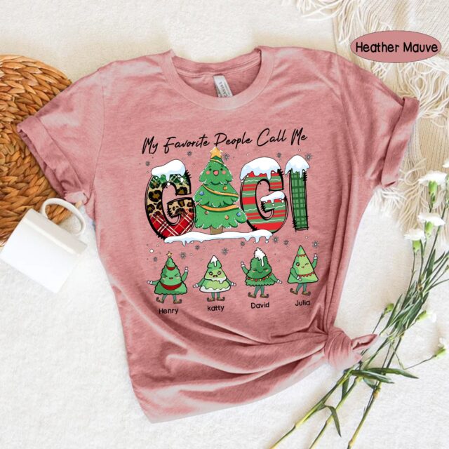 Grandma Christmas Tree Shirt – My Favorite People Call Me Grandma