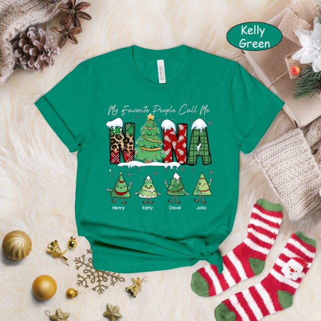 Grandma Christmas Tree Shirt – My Favorite People Call Me Grandma