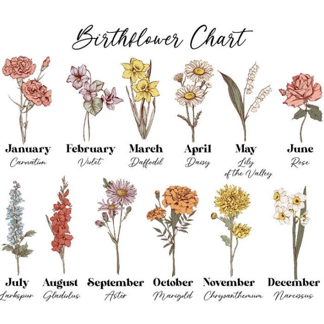 Grandma’s Garden Sweatshirt with Birth Month Flowers and Grandkids Names