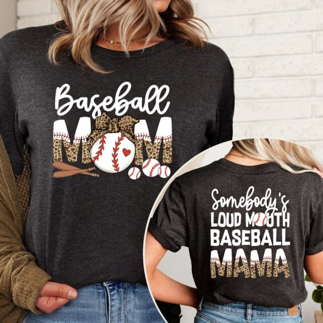 Somebody’s Loud Mouth Baseball Mom Shirt – Sports Mama Gift