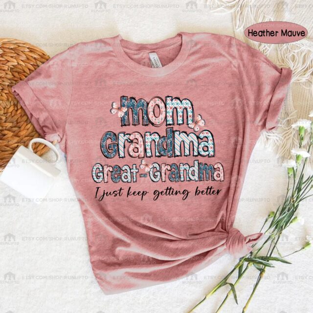 Personalized Great Grandma Shirt – Mother’s Day Gift