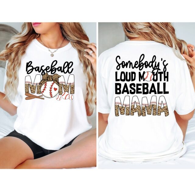 Somebody’s Loud Mouth Baseball Mom Shirt – Sports Mama Gift