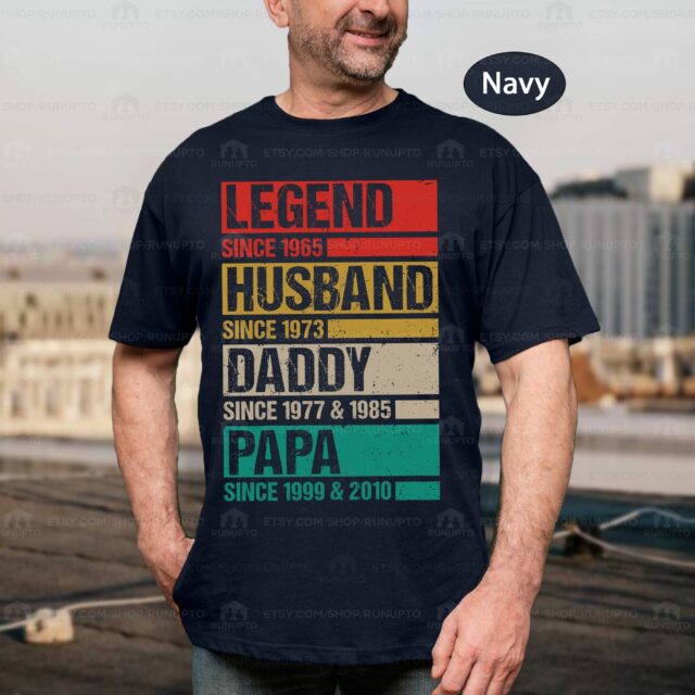 Personalized Legend Husband, Dad, Grandpa Shirt – Custom Father’s Day Gift