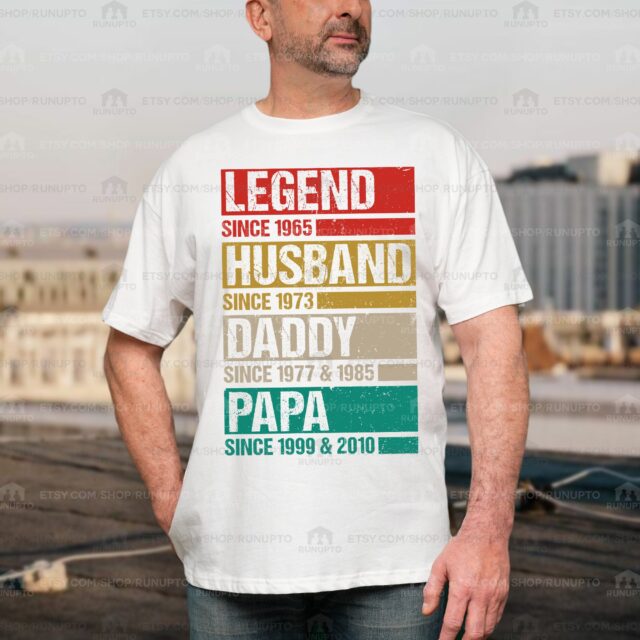 Personalized Legend Husband, Dad, Grandpa Shirt – Custom Father’s Day Gift