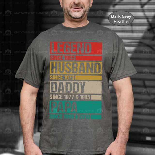 Personalized Legend Husband, Dad, Grandpa Shirt – Custom Father’s Day Gift