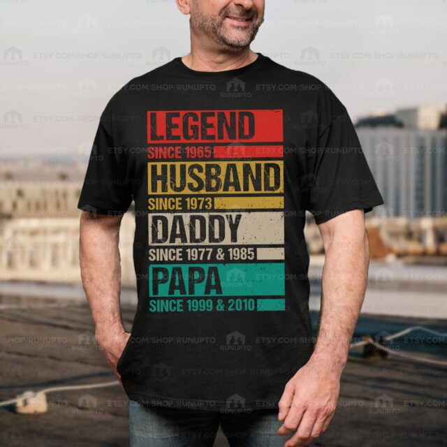 Personalized Legend Husband, Dad, Grandpa Shirt – Custom Father’s Day Gift