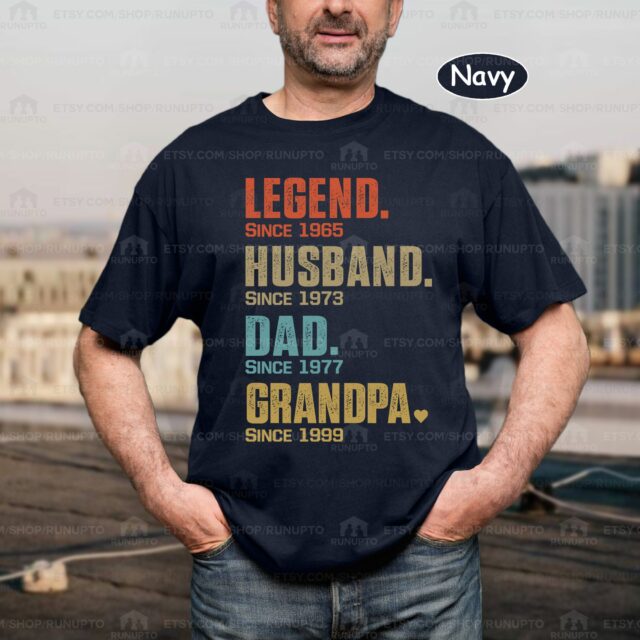Custom Legend Husband, Daddy, Papa Shirt – Personalized Gift for Grandpa for Father’s Day