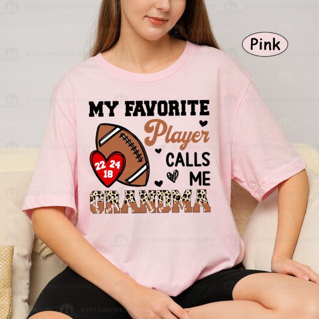 Football Mom Shirt – My Favorite Player Calls Me Mom