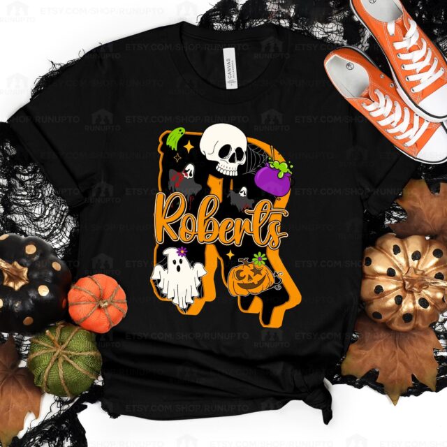 Personalized Halloween Shirt with Custom Names – Family Halloween Outfit