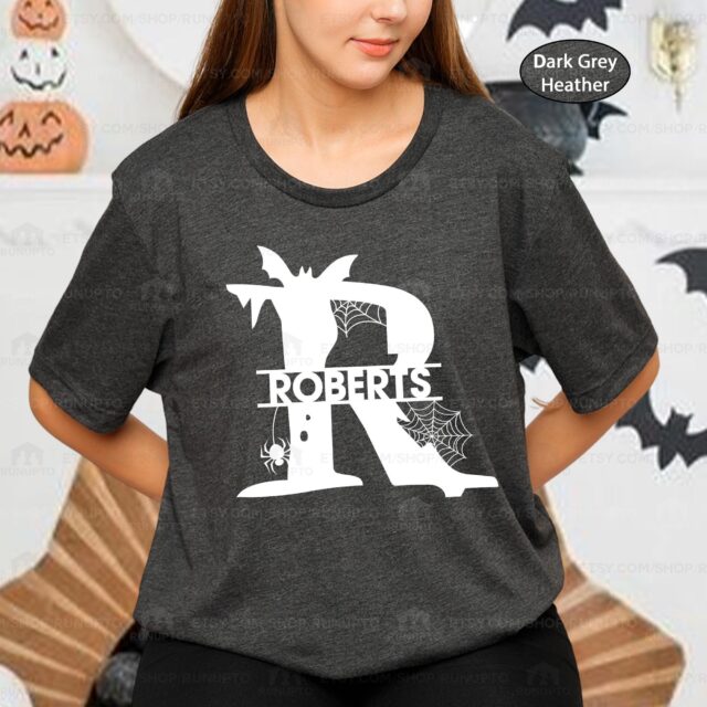 Personalized Halloween Shirt with Custom Names – Family Halloween Outfit