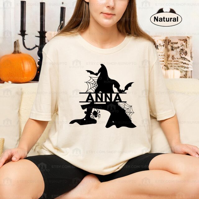 Personalized Halloween Shirt with Custom Names – Family Halloween Outfit