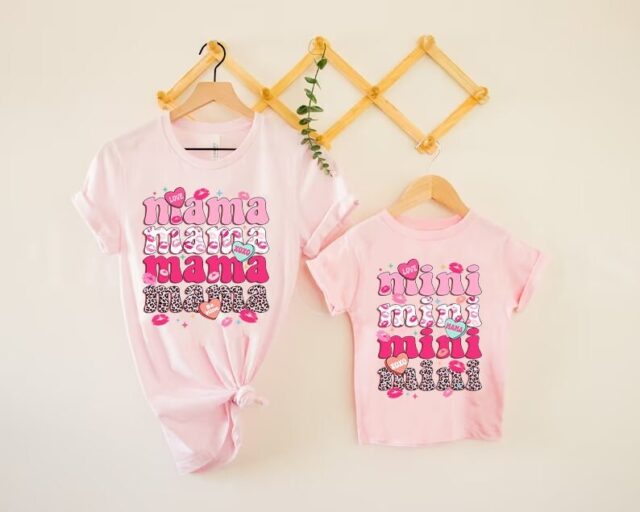 Mama and Mini Matching Valentine Shirt – Mommy and Me Valentine’s Day Tee